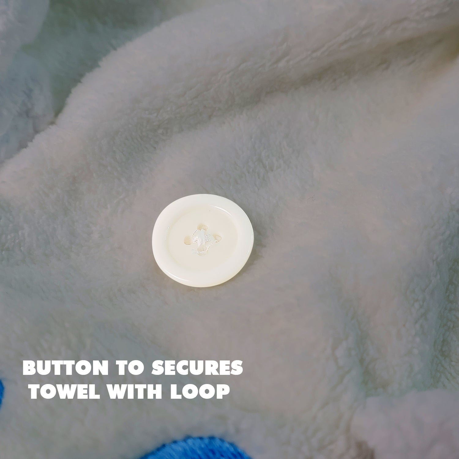 Premium Soft Microfiber Hair Drying Towel Wrap with Button (1 Pc) Premium Soft Microfiber Hair Drying Towel Wrap with Button (1 Pc)